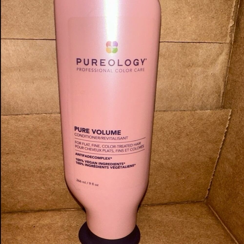 Pureology Pure Volume Conditioner 9oz For Fine Color Treated Hair Vegan New